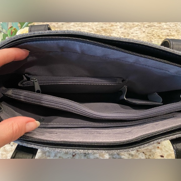 🌟 Kate Spade Tweed Tote bag briefcase - Picture 15 of 16